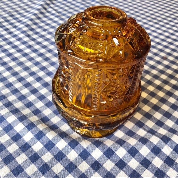 {vintage} amber fairy lamp - Picture 3 of 3